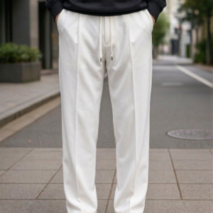 Trendy baggy trouser (White)